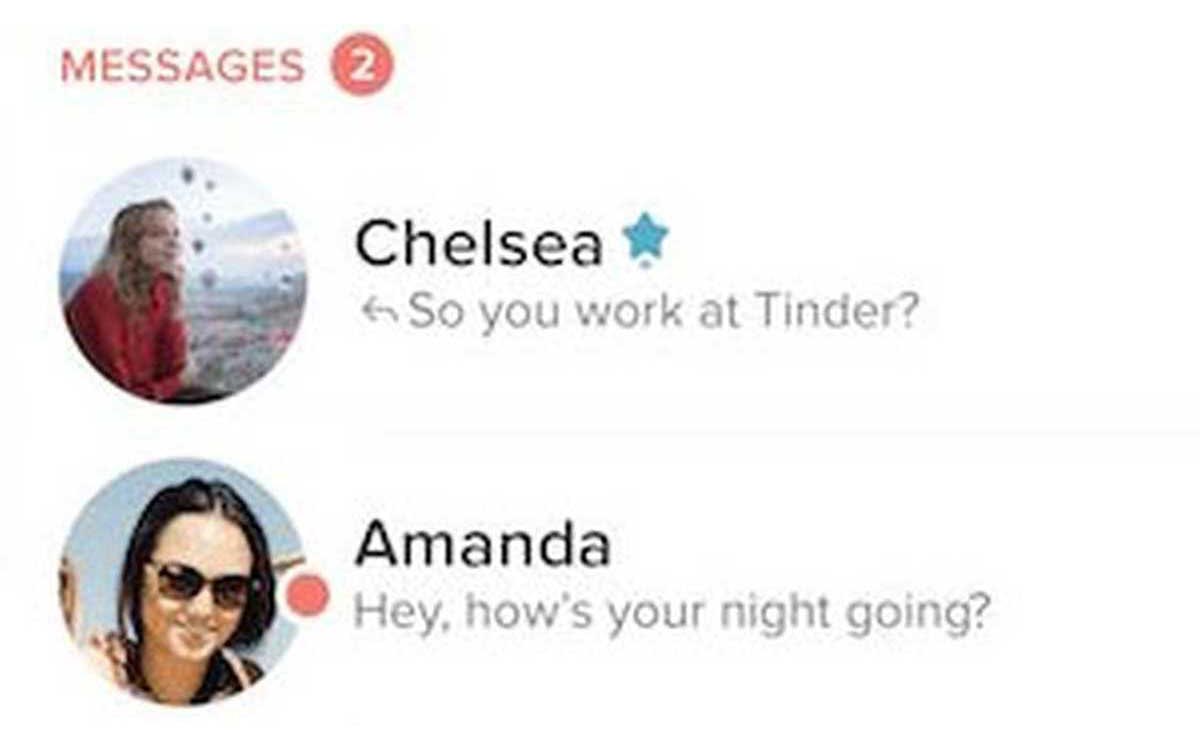 What do the tinder icons mean