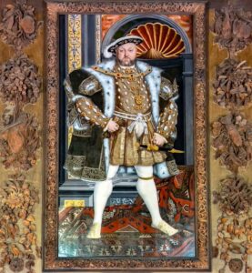 king henry viii painted portrait