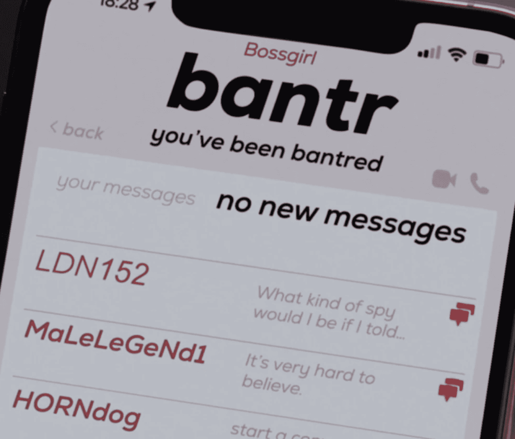 bantr ted lasso phone screenshot of app