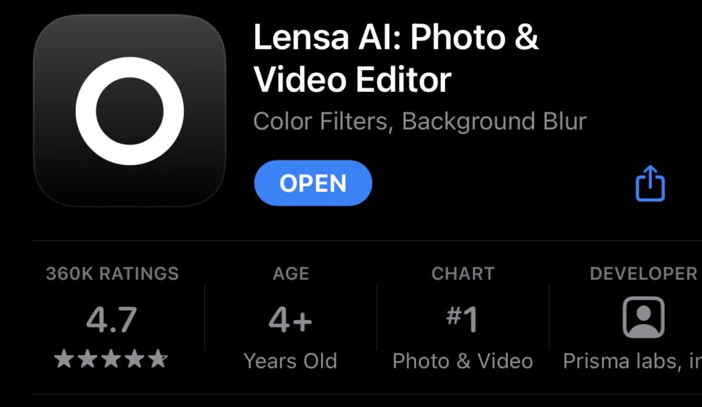 lensa-ai-app-store
