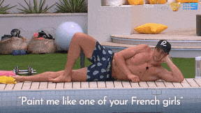 paint me like one of your french girls laying on poolside gif