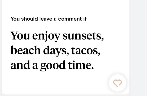 tacos and sunsets bio overused
