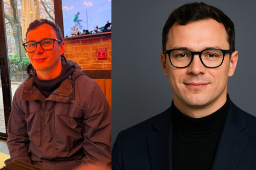 AI Headshots before and after, man's tweet about comparison
