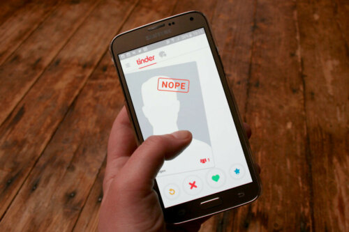 swiping nope on tinder