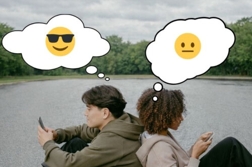 male writing tinder bio and female interpretating it