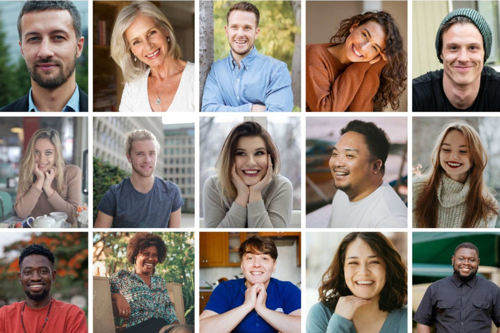 science of smiles blog cover photo, many people smiling